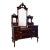 Late 19th Century Rococo Revival Dressing Table With Etagere For Sale