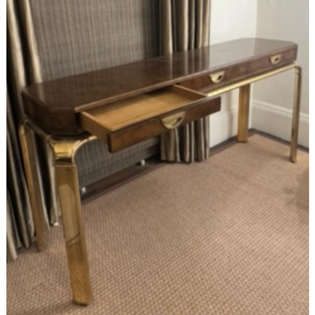 Mastercraft 1960s John Widdicomb for Mastercraft Desk For Sale - Image 4 of 4