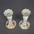 Antique German Hand Painted & Gilt Floral Porcelain Candlesticks, Berlin 1900 For Sale - Image 6 of 9