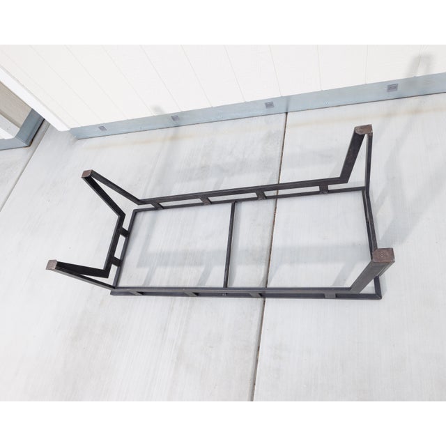 1950s Walter Lamb for Pacific Iron Architectural Coffee Table Frame, Attributed For Sale - Image 10 of 10
