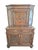 Renaissance Revival Style Carved Cabinet With Diamond Inlay For Sale - Image 6 of 9