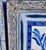 Blue Pair of Framed Hand-Painted Chinoiserie Blue & White Ceramic Tile Panels From a Hollywood Props House For Sale - Image 8 of 11