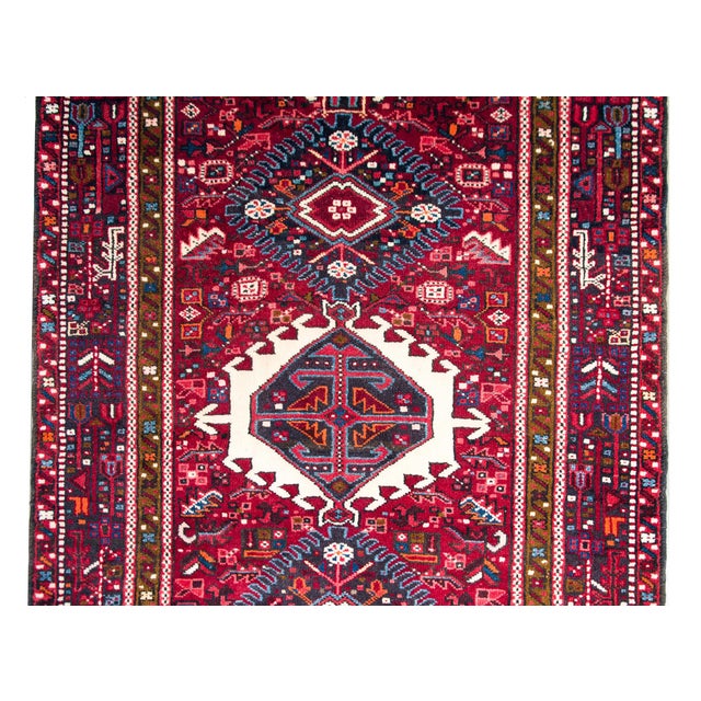 Early 20th Century Persian Heriz Runner For Sale - Image 14 of 16