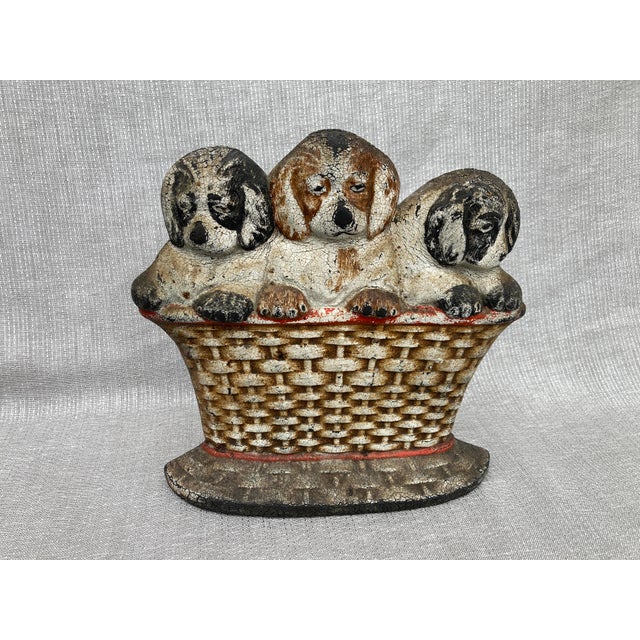 Rubber Vintage Hard Rubber Dog Doorstop For Sale - Image 7 of 10