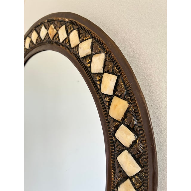 Islamic Vintage Moroccan Moorish Wall Mirror For Sale - Image 3 of 10