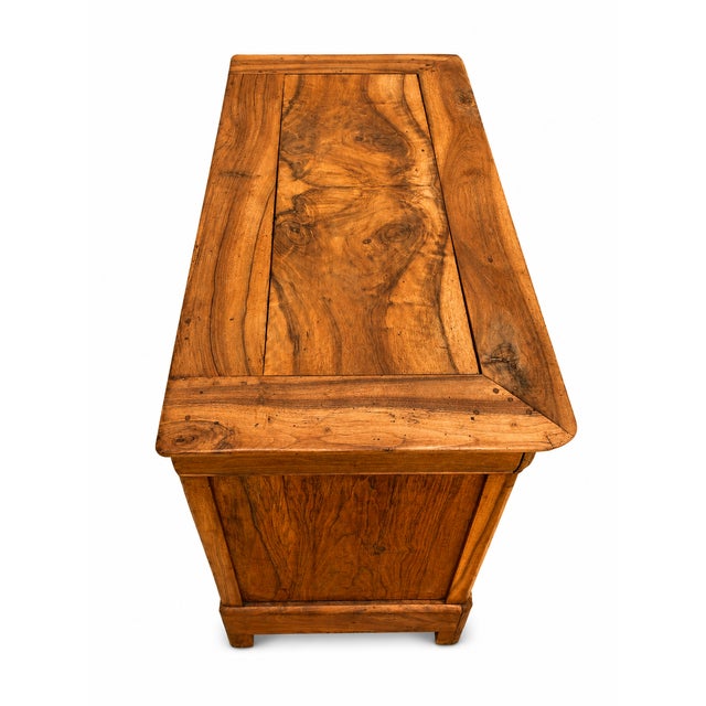 Wood 19th Century Louis Philippe Walnut Chest of Drawers, 1890s For Sale - Image 7 of 10