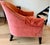 2010s Custom Ethan Allen Coral Velvet Barrel Lounge Chair With Nailhead Trim For Sale - Image 5 of 10
