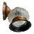 Copper Bubble Glass and Stars Wall Sconce, Circa 1920 For Sale In Los Angeles - Image 6 of 6