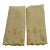 Pair Vintage Embroidered Pale Yellow Madeira Linen & Organza Fingertip Towels For Sale
