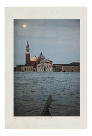 Sergio Barletta, Moon on the Casbah, 1983, Original Collage