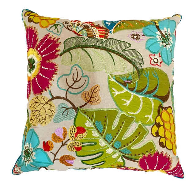 Contemporary Dransfield & Ross Botanical Garden Pillows Set of 2