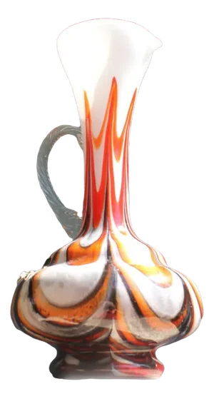 Mid-Century Italian Glass Vase by Vetreria Barbieri Vb, 1970s