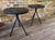 28 tall and 20 wide, these can be used inside or under a covered patio. tops have been treated with a marine sealing...