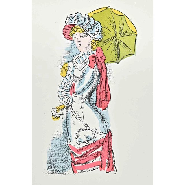 Modern Raoul Dufy, Walk, 1920s, Lithograph For Sale - Image 3 of 3