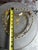 Mid-Century Modern 1970s 24kt Gold Heart Shaped Glass Platter For Sale - Image 3 of 6