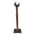 1930s Large Decorative Industrial Mounted Cast Iron Wrench For Sale