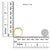 10K Yellow Gold 1/2 Cttw Round-Cut Diamond Layered Crossover Triple Leaf Bypass Ring (I-J Color, I1-I2 Clarity) - Size 10 For Sale In New York - Image 6 of 6