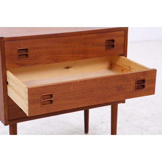 Vintage Danish Teak Chest of Drawers For Sale - Image 9 of 12