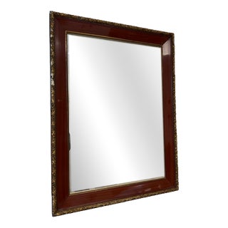 Biedermeier Wall Mirror in Walnut For Sale