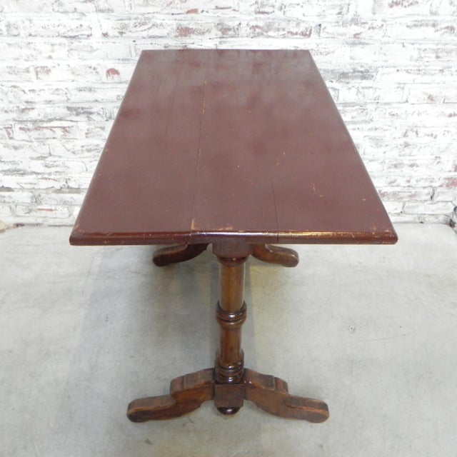 Antique Oak Dining Table, 1890s For Sale - Image 3 of 18