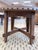 Late 20th Century Stickley Mission Oak Leather Top Round Table For Sale In New York - Image 6 of 10