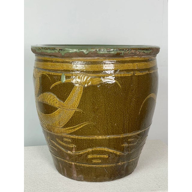Asian Asian Jardinière, Planter, Cachepot or Fish Bowl, Tony Duquette For Sale - Image 3 of 10