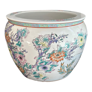 Mid 20th Century Chinese Export Fish Bowl / Jardiniere