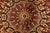 Tabriz Rug 10’2” X 12’6” Red Wool Vintage Traditional Hand-Knotted Carpet For Sale - Image 9 of 15