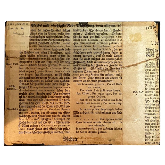 Religious Late 19th Century Figurative Miniature Judaica Watercolor Painting, Framed For Sale - Image 3 of 9