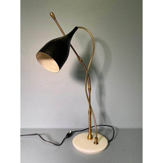 Mid-Century Modern Lucinella Table Lamp by Angelo Lelii for Arredoluce, 1950 For Sale - Image 3 of 6