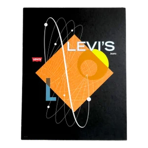 Vintage Levi Strauss Jeans Advertising Poster