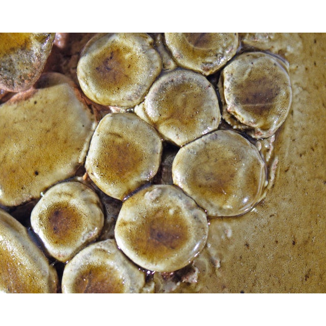 Studio Pottery Vase With Floral Design by Julia Riley For Sale - Image 4 of 7