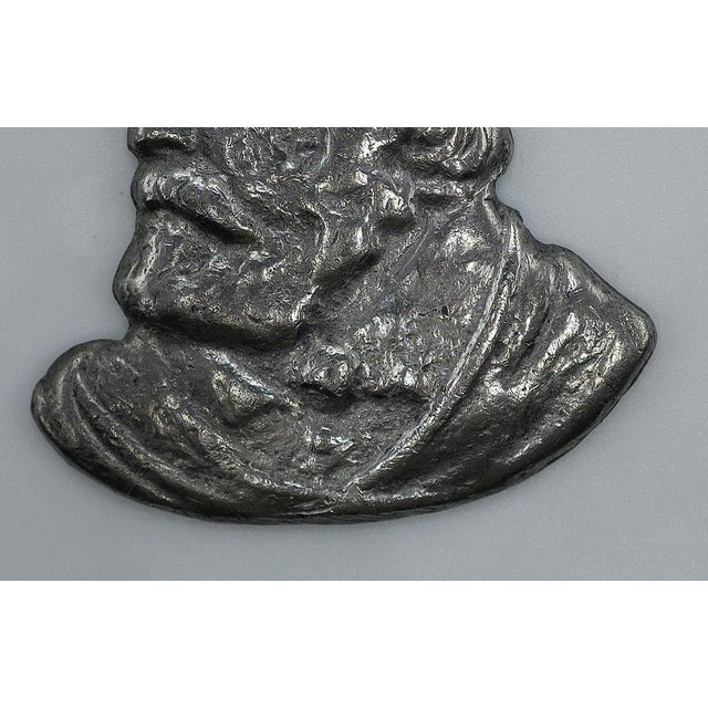 Portrait of Garibaldi in Metal, Italy, 1880 For Sale - Image 4 of 5