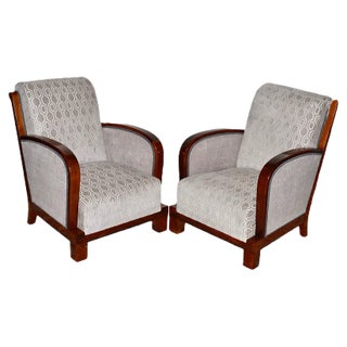 Art Deco Armchair by Jindrich Halabala For Sale