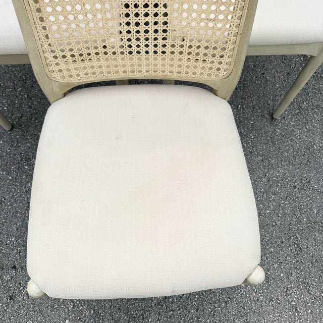 2020s Safavieh Reinhardt Rattan Dining Chairs - Set of 6 For Sale - Image 5 of 12