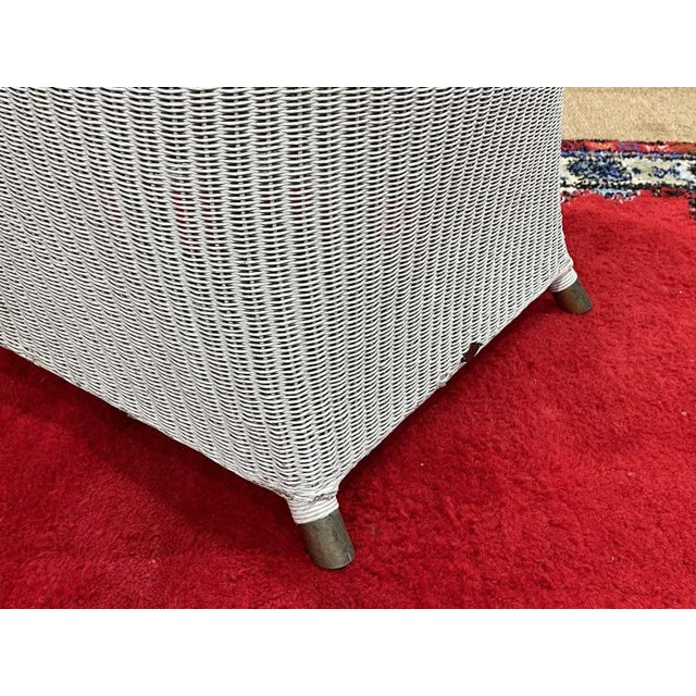 White Lloyd Loom Armchair by Vincent Sheppard, 2000s For Sale - Image 8 of 13