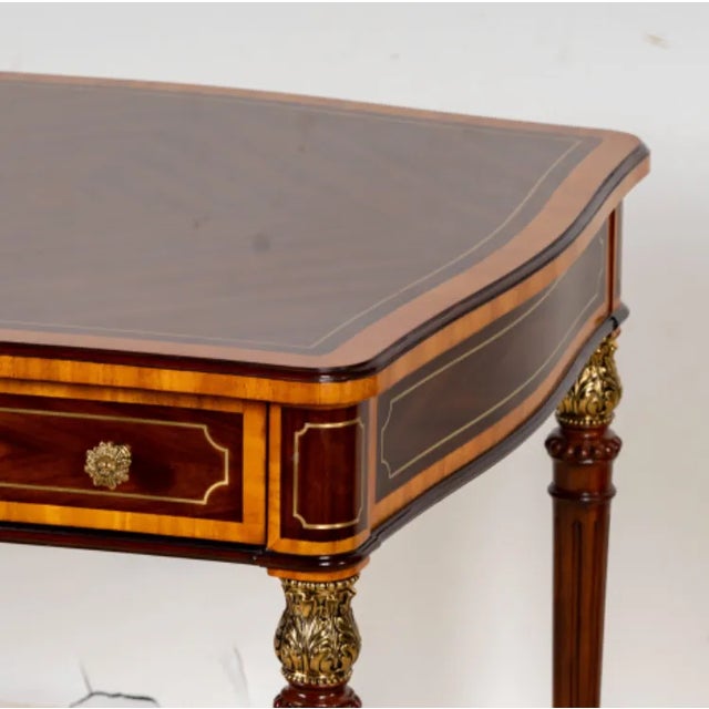 English A Theodore Alexander Directors Side Table For Sale - Image 3 of 8