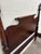 Wood Antique Full Size American Empire Mahogany Four Poster Bed For Sale - Image 7 of 10