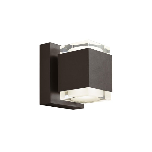 Contemporary Visual Comfort Modern Voto 6 Outdoor Wall LED Bronze For Sale - Image 3 of 3