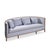 Barbara Barry for McGuire Rattan Fretwork Sofa For Sale - Image 9 of 9