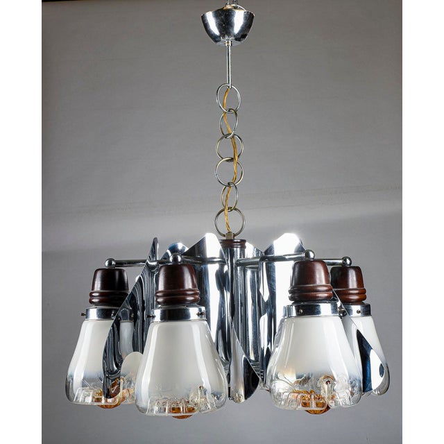 Space Age Murano Glass Chandelier from Mazzega, 1960s-1970s For Sale - Image 16 of 18