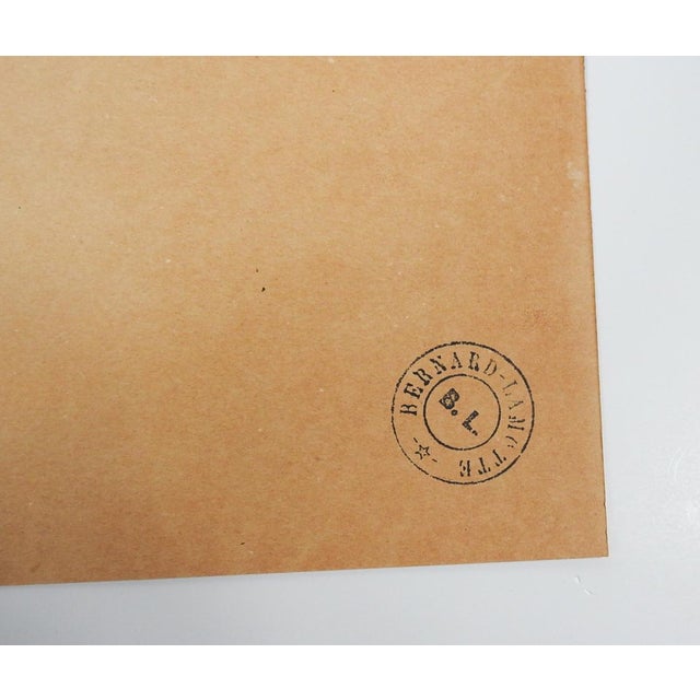 Early 20th century french ink and wash study on paper of man by Bernard Lamotte (1903 – 1983) France/New York. Artist...