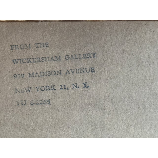 1960s 1960s Untitled, Wheelbarrow Landscape, David Ligare. Original Signed Work on Paper For Sale - Image 5 of 5