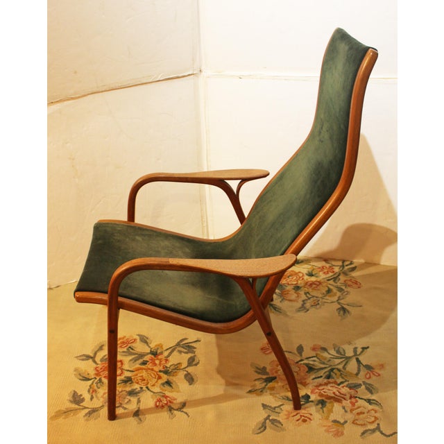 Circa 1960s Pair of Swedish Mid Century Modern Lamino Easy Chairs For Sale - Image 9 of 14