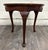 Queen Anne Vintage Queen Anne Traditional Style Pie Crust Side Table Accent Table For Sale - Image 3 of 13