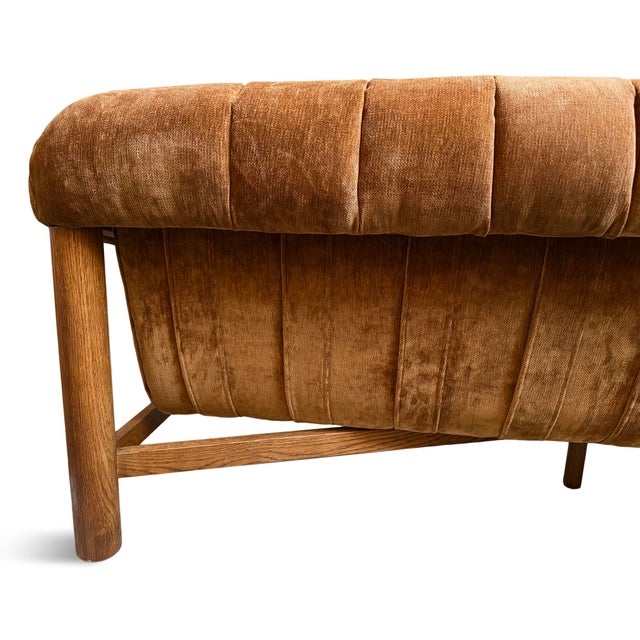 Brown Isla Tufted Velvet Sofa For Sale - Image 8 of 12
