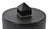 Contemporary Matthew Izzo Home Denver Black Faux Leather Round Container With Marble Handle Lid For Sale - Image 3 of 4