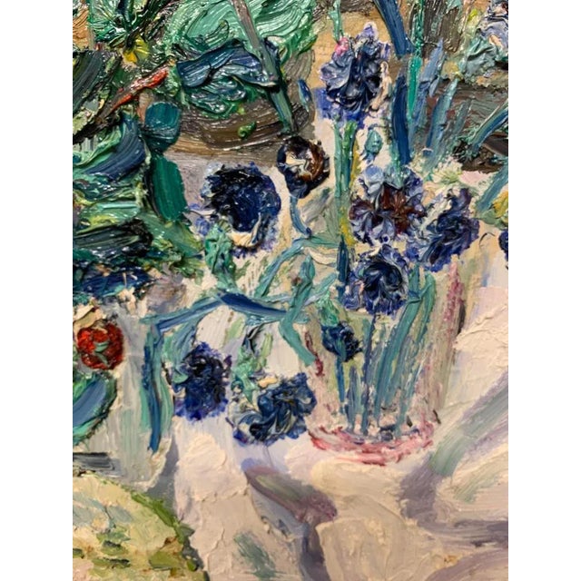 2000 - 2009 Georgij Moroz, Sour Cherries and Flowers, Oil, 2006 For Sale - Image 5 of 6