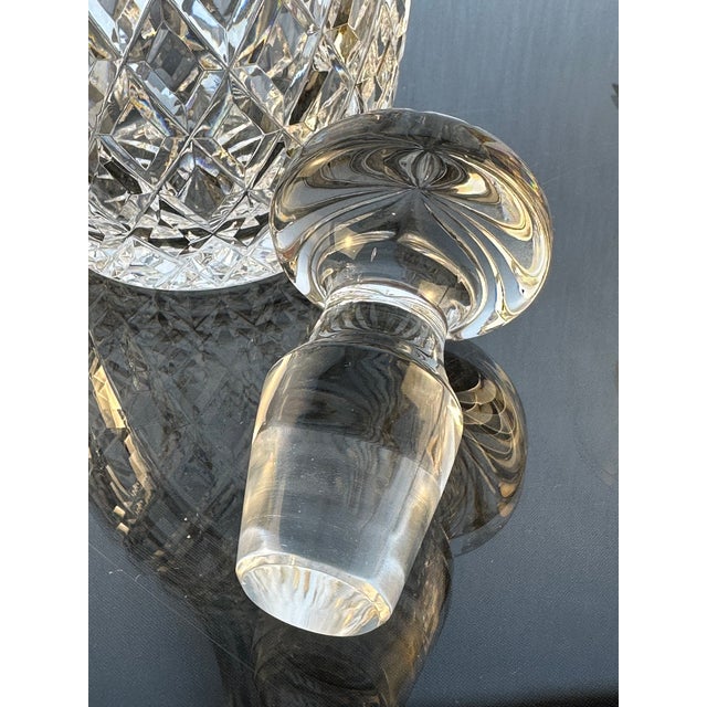 Waterford Comeragh Cordial Decanter – Irish Crystal Diamond Cut – Star Stopper – Vintage 1970s For Sale - Image 11 of 12