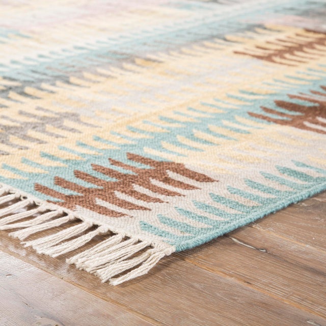Jaipur Living Carver Abstract Turquoise Yellow Area Rug 8 X 10 Chairish